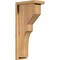 Ekena Millwork Monterey Smooth Corbel w/Backplate, Western Red Cedar, 5 1/2"W x 10"D x 22"H COR06X10X22MON01SWR - alternate 1